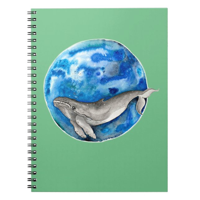 Carnet Baleine bleue (Devant)