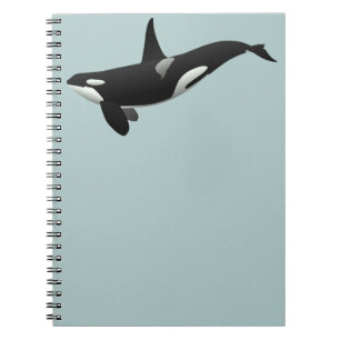 Carnet Baleine noire et blanche tueuse à Orca