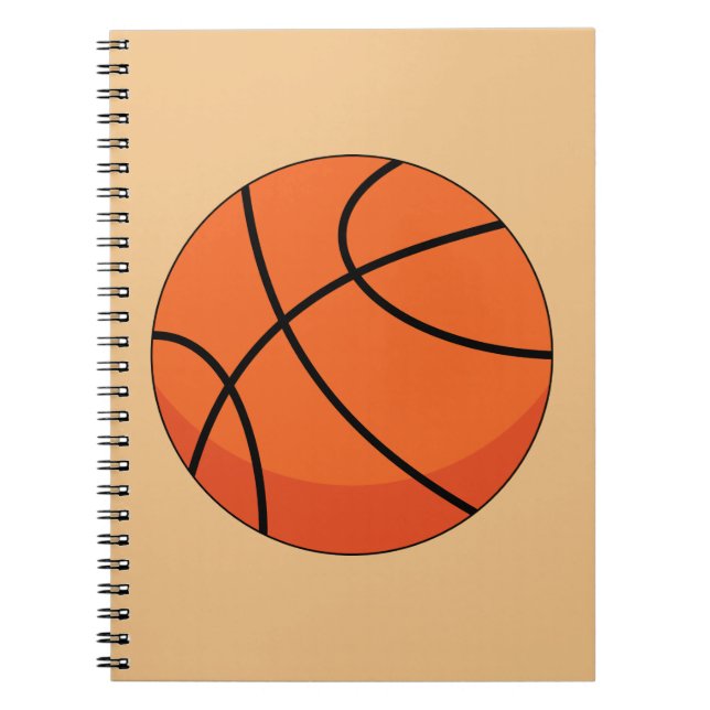Carnet Balle de basket dessin animé (Devant)