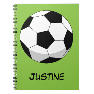 Carnet Balle de soccer en dessin Ajouter Votre Nom