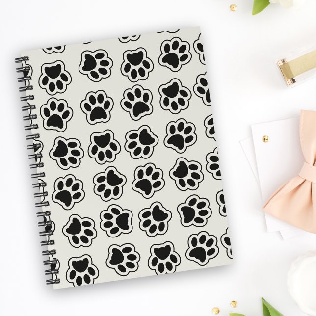 Carnet Balles noires, Paws de chien, Paws de chat, Plan (Créateur téléchargé)