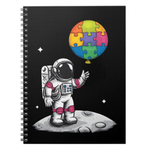 Carnet Ballon d'astronaute autiste Espace Sensibilisation