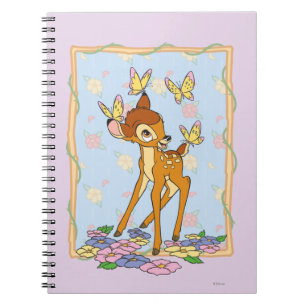 Carnet Bambi et papillons