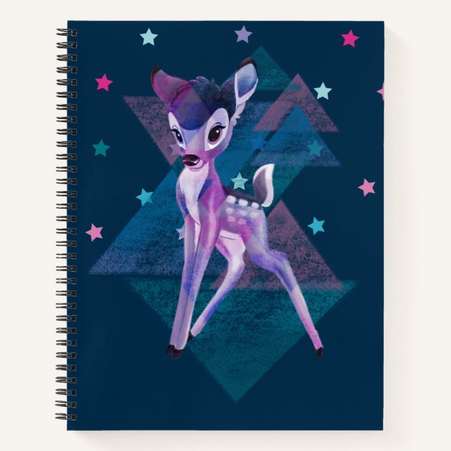 Carnet Bambi géométrique Aurora graphique (Devant)