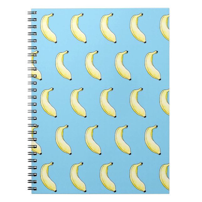 Carnet banane aquarelle (Devant)