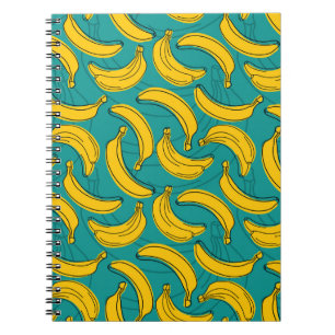 Carnet Banane jaune : Noir Vintage