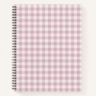 Carnet Bande En vichy rose
