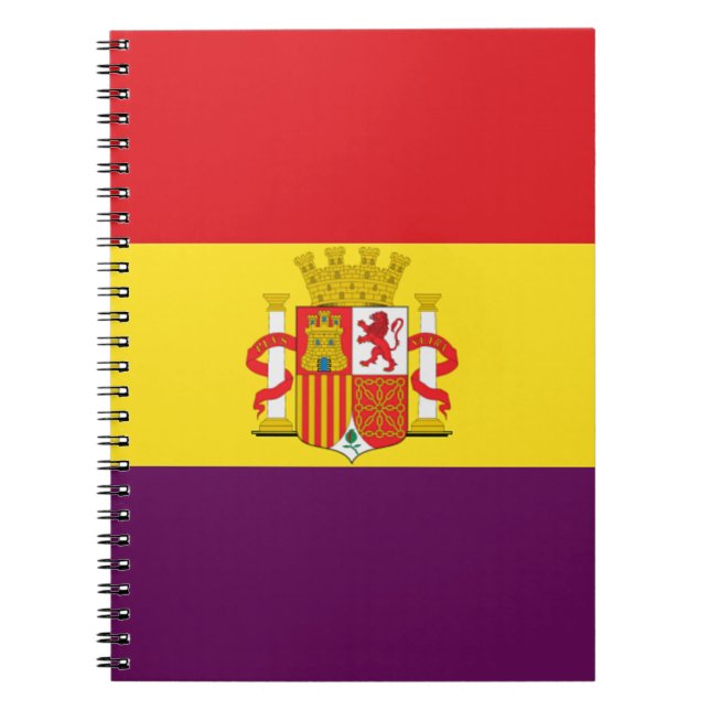 Carnet Bandera de la República Española (Devant)