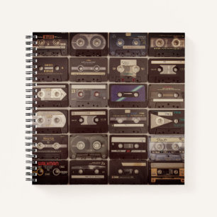 Carnet Bandes Cassette Rétro