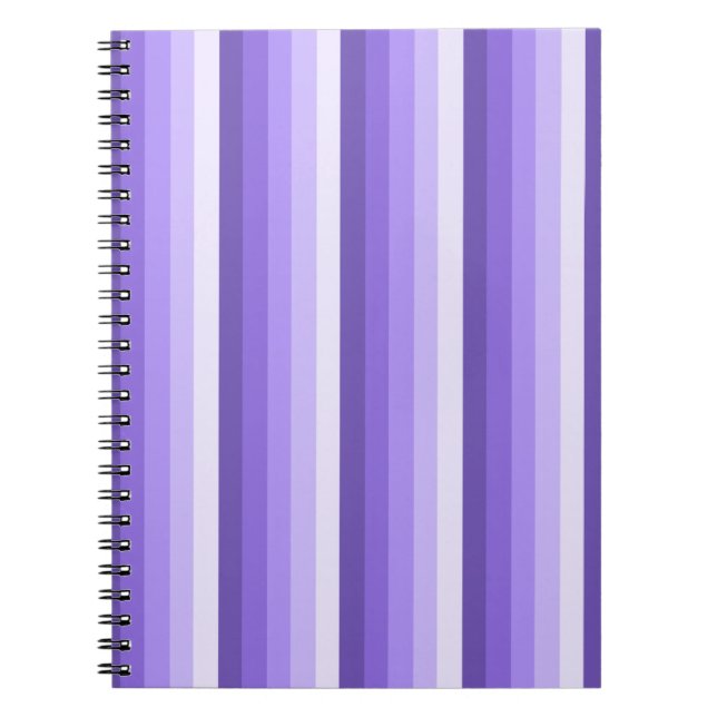 Carnet Bandes d'ombre violette (Devant)