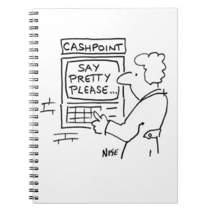 Carnet Bank Cashpoint Machine Dit "Dites Plutôt S'Il Vous