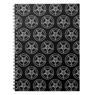 Carnet Baphomet Pentagram Satanique