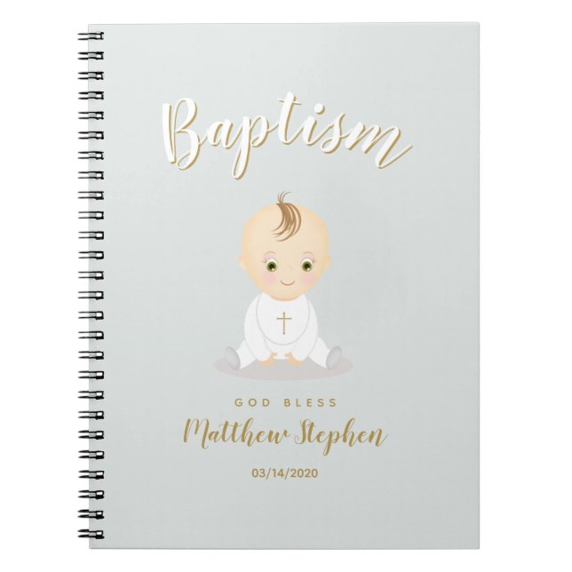Carnet Baptême Baby Boy (Devant)