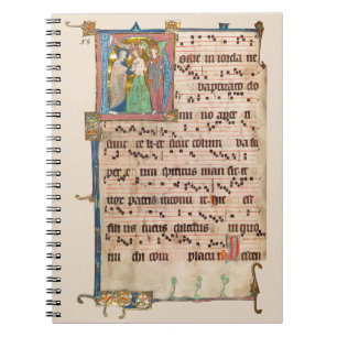 Carnet Baptême de Jésus Christ Manuscrit de Chant Médiéva