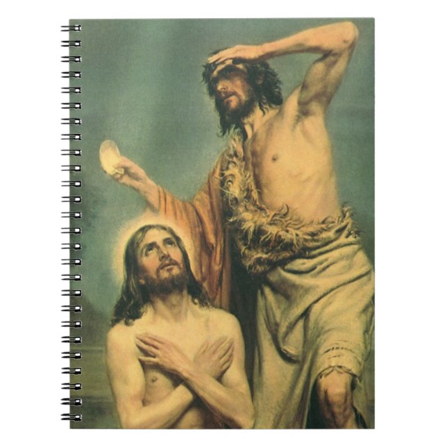 Carnet Baptême de Jésus-Christ par Jean-Baptiste (Devant)