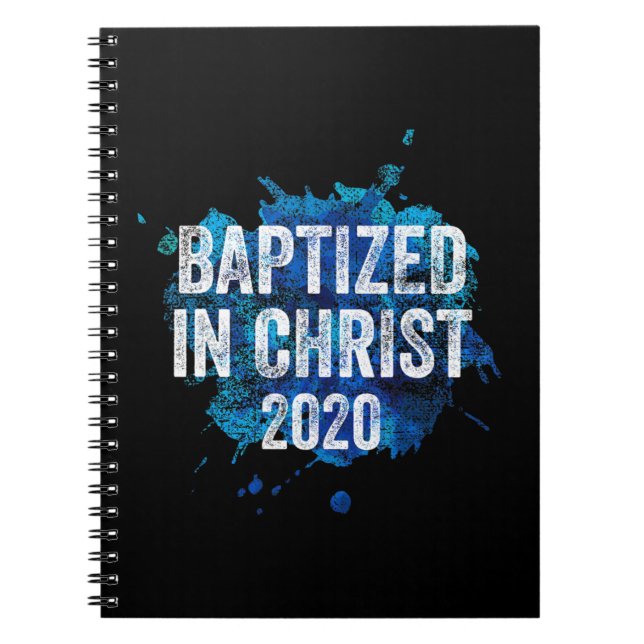 Carnet Baptisé dans Christ 2020 Baptême Eglise chrétienne (Devant)