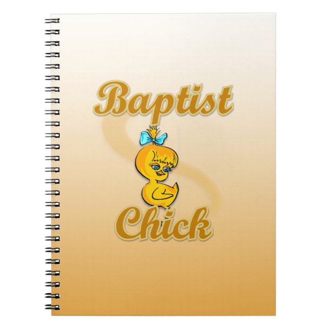 Carnet Baptist Chick (Devant)