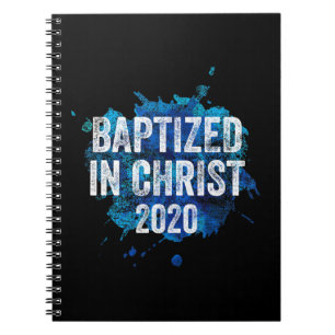 Carnet Baptized in Christ 2020 Baptism Church Christian C