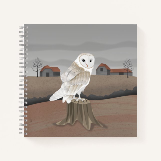 Carnet Barn Owl (Devant)