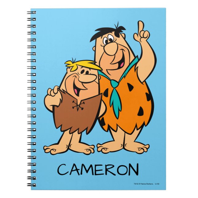 Carnet Barney Rubble et Fred Flintstone (Devant)