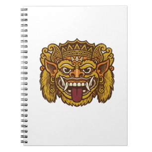 Carnet Barong culturel balinais