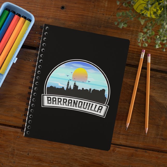 Carnet Barranquilla Colombie Skyline Panorama (Barranquilla Colombia Skyline Panorama View Notebook)