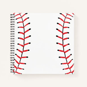 Carnet Baseball Seams Sport Style Baseball Thème
