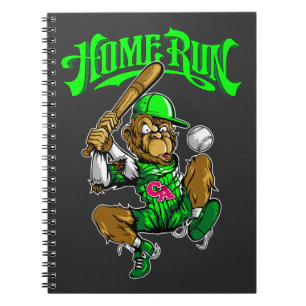 Carnet Baseball Singe Coup de Circuit