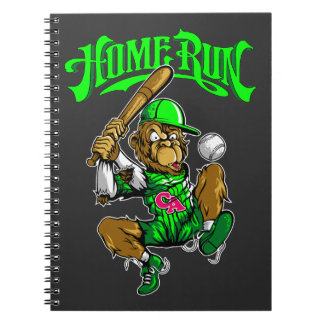 Carnet Baseball Singe Coup de Circuit
