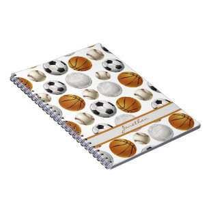 Carnet Basket-ball Football Baseball Water Polo Ball Spor