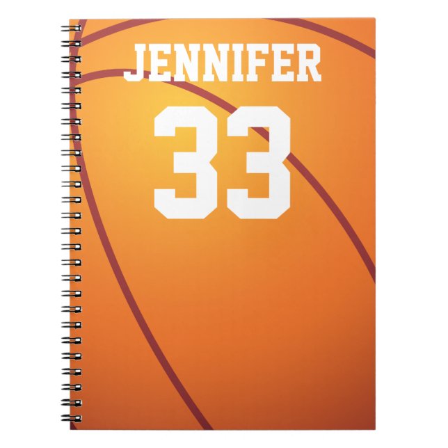 Carnet Basket-ball personnalisé (Devant)