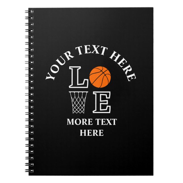 Carnet Basketball Birthday, Player  (Devant)