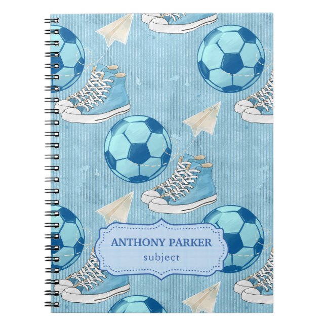 Carnet Baskets et football de retour à l'école (Devant)