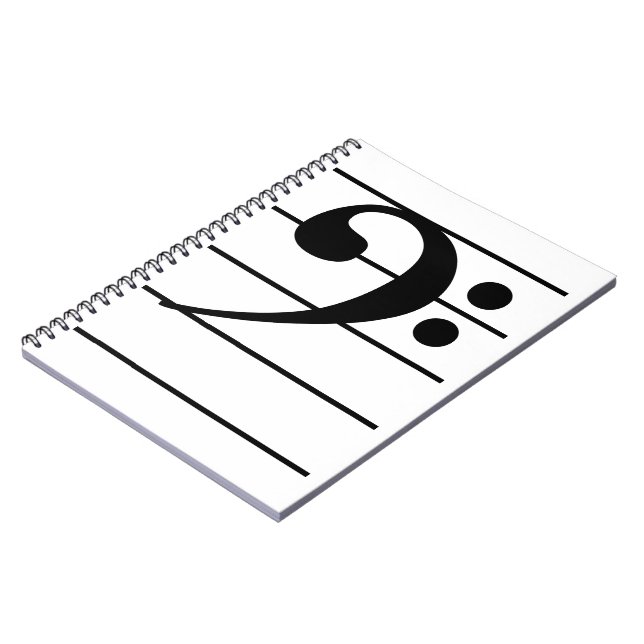 Carnet Bass Clef sur le personnel (Côté gauche)