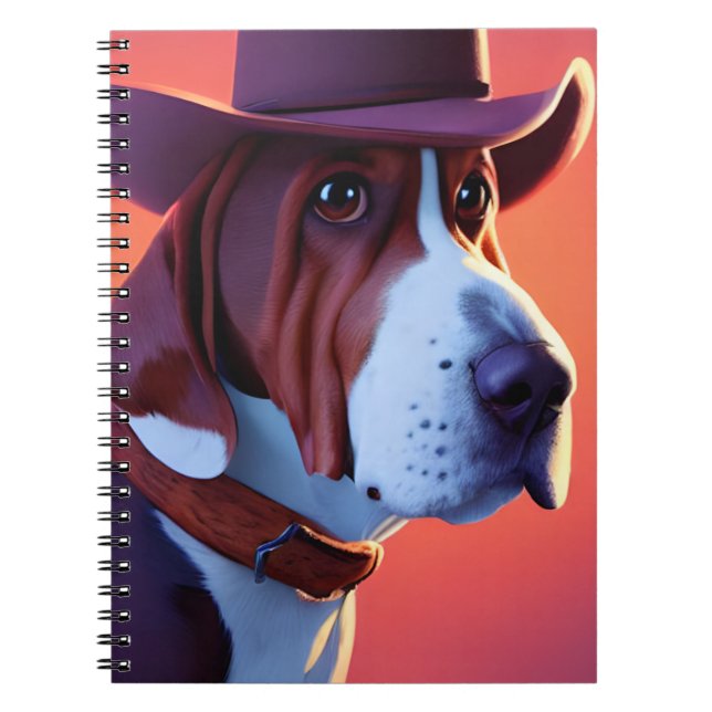 Carnet Basset Hound (Devant)