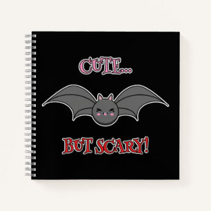 Carnet Bat mignonne mais effrayant
