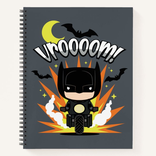 Carnet Batcycle Chibi Batman (Devant)
