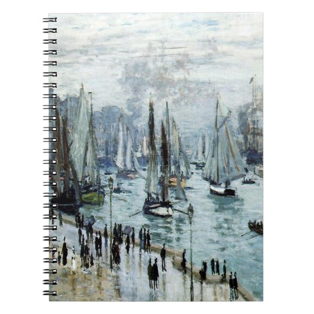 Carnet Bateaux de pêche Claude Monet quittant le port (Devant)