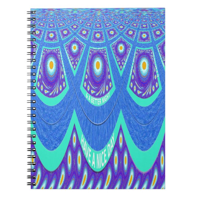 Carnet Batik bleu (Devant)