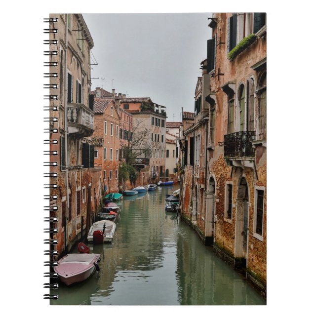 Carnet Bâtiment le long des canaux de Venise (Devant)