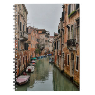 Carnet Bâtiments le long des canaux de Venise
