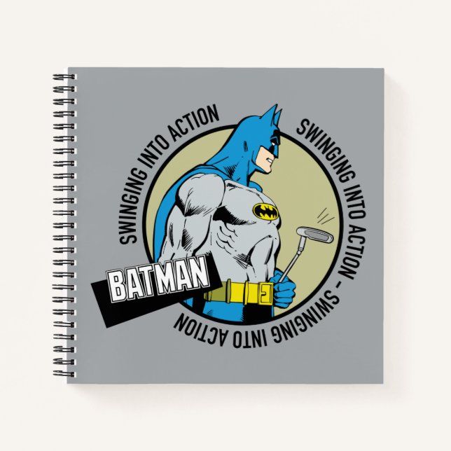 Carnet Batman Golfing - Passage En Action (Devant)