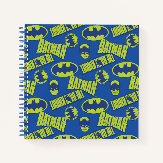 Carnet Batman - Le Motif du Chevalier foncé (Devant)