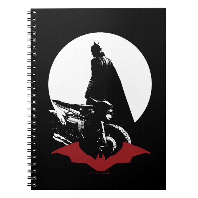 Carnet Batman Motorcycle Silhouette (Devant)