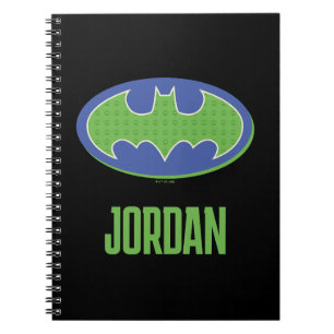 Carnet Batman Purple & Green Symbol