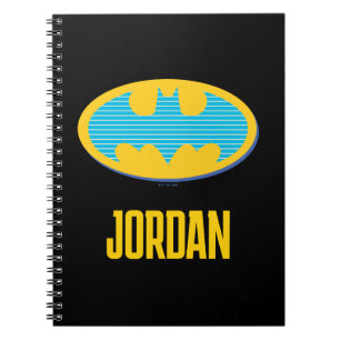 Carnet Batman   Symbole Cyan Stripes