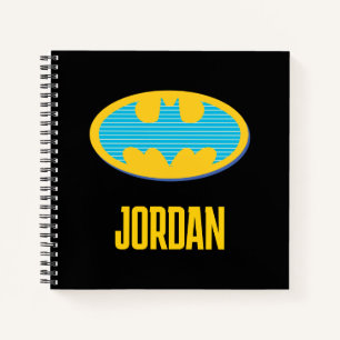 Carnet Batman   Symbole Cyan Stripes