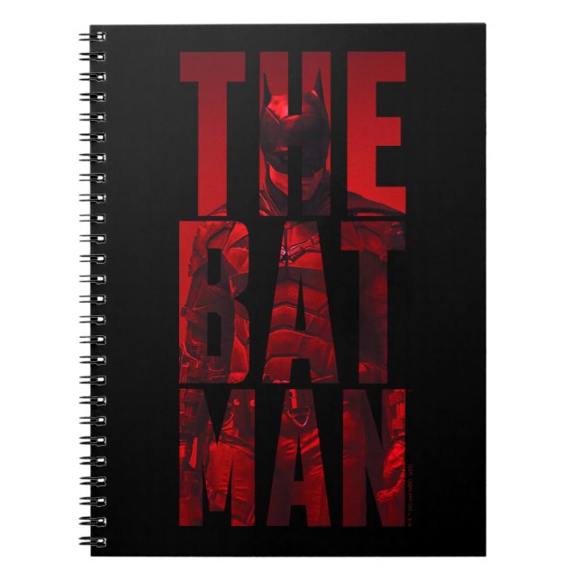 Carnet Batman Typography Cutout (Devant)