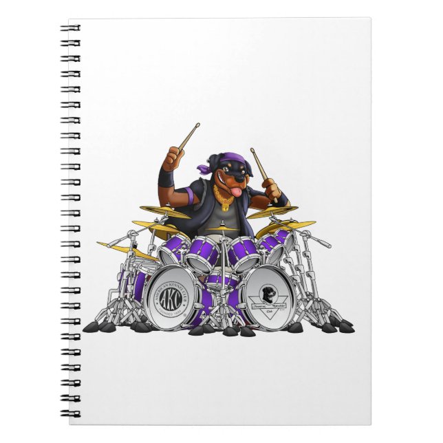Carnet Batteur de Rockin Rottie (Devant)