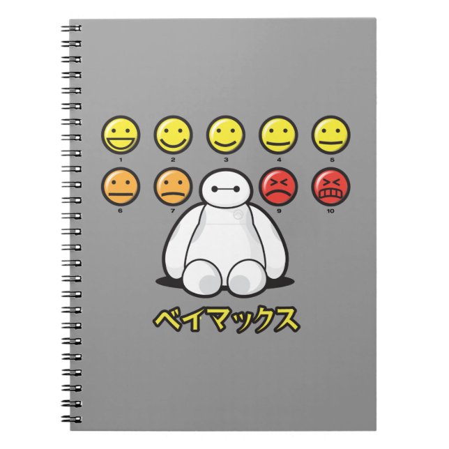 Carnet Baymax Emojicons (Devant)